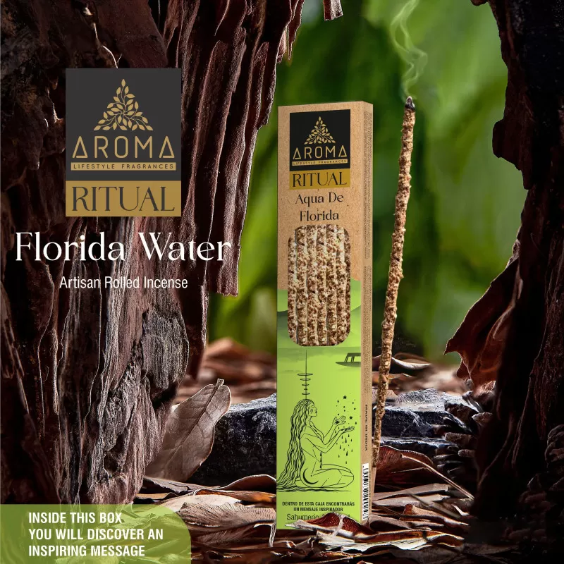 [8906178290293] AROMA - Incienso Ritual Orgánico  (Agua florida)